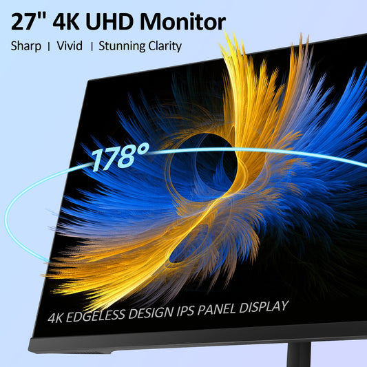 SVD 27 inch 4K UHD monitor with 178 degree IPS viewing angle