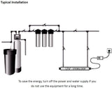 APPRO Home UV Ultraviolet Water Purifier Sterilizer Purification Filter 12GPM 55W