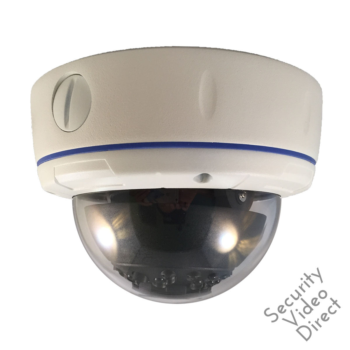 Security Indoor/Outdoor Dome Camera 1000TVL White 36IR - 2.8-12mm Varifocal