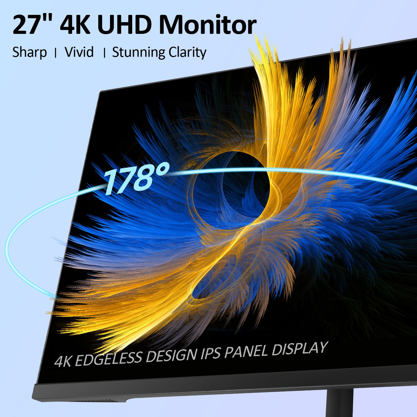 27 inch 4K UHD Professional LED SLIM Design Security Monitor