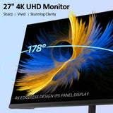 27 inch 4K UHD Professional LED SLIM Design Security Monitor