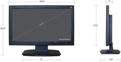 SVD 21.5 inch professional surveillance monitor package contents