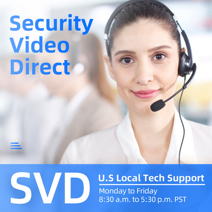 SVD 18.5" Professional Security Monitor – BNC, HDMI & VGA
