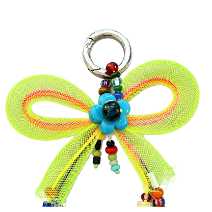 Neon Lime Bow Charm