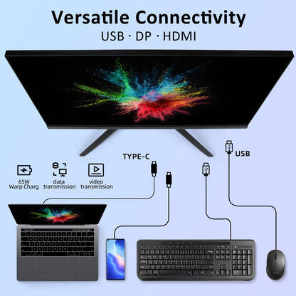 SVD 27 inch 4K UHD monitor video inputs for professional monitoring systems