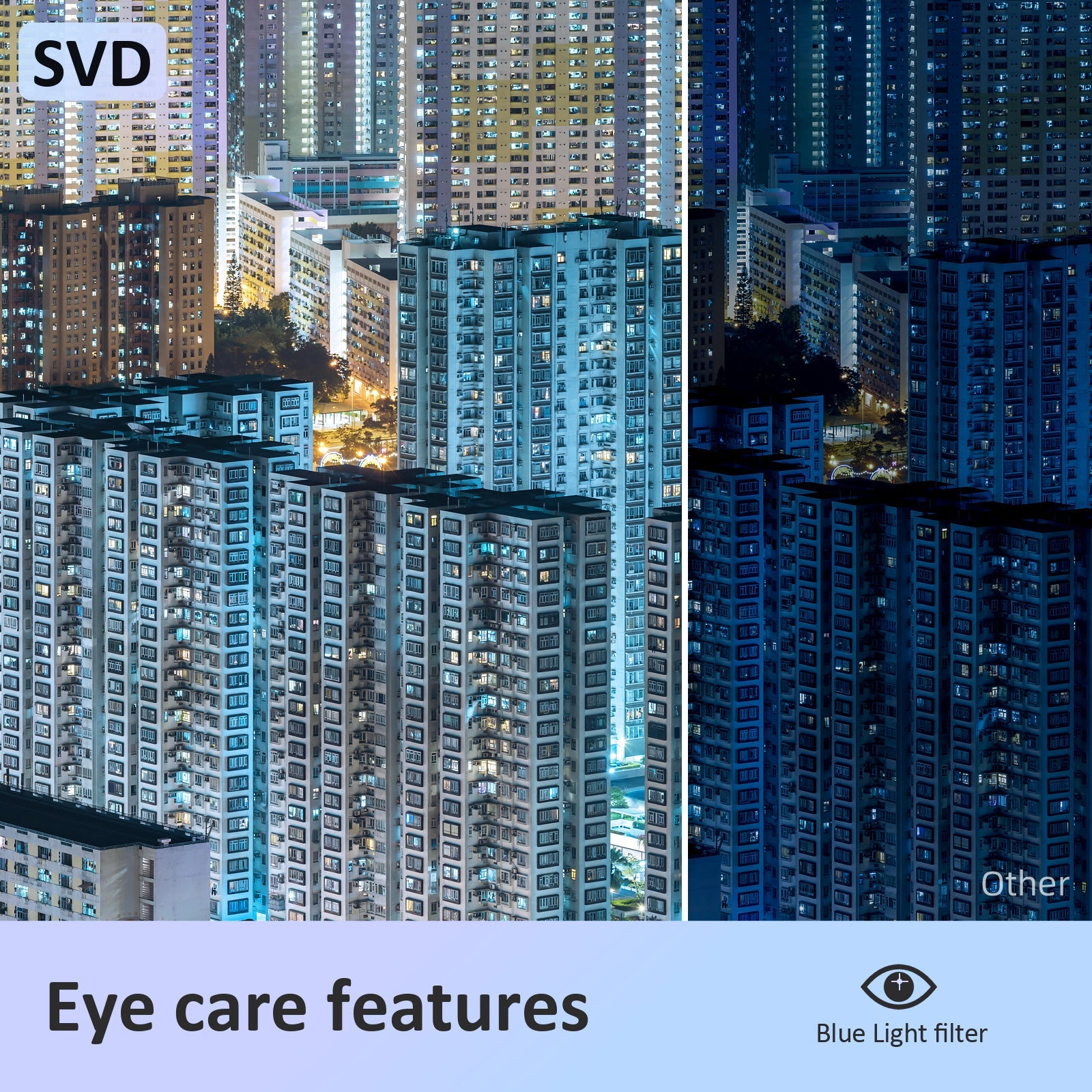 SVD 27 inch 4K UHD security monitor slim design and mounting details