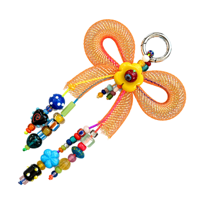Tangerine Bow Charm