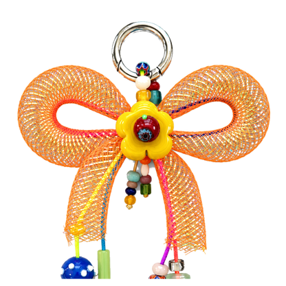 Tangerine Bow Charm