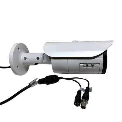 1080P Security Bullet Camera with Metal Housing and Great Night Vision, white/black