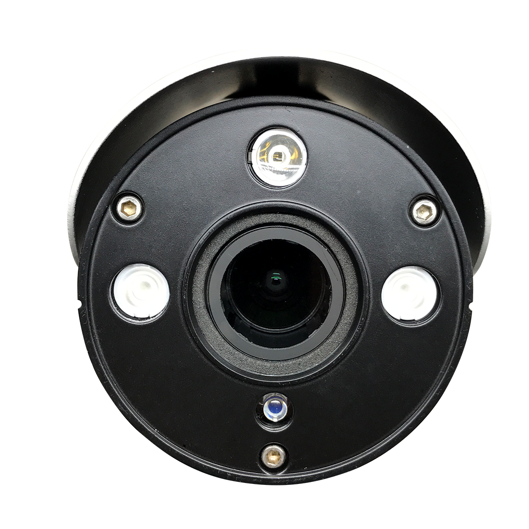 1080P Security Bullet Camera with Metal Housing and Great Night Vision, white/black