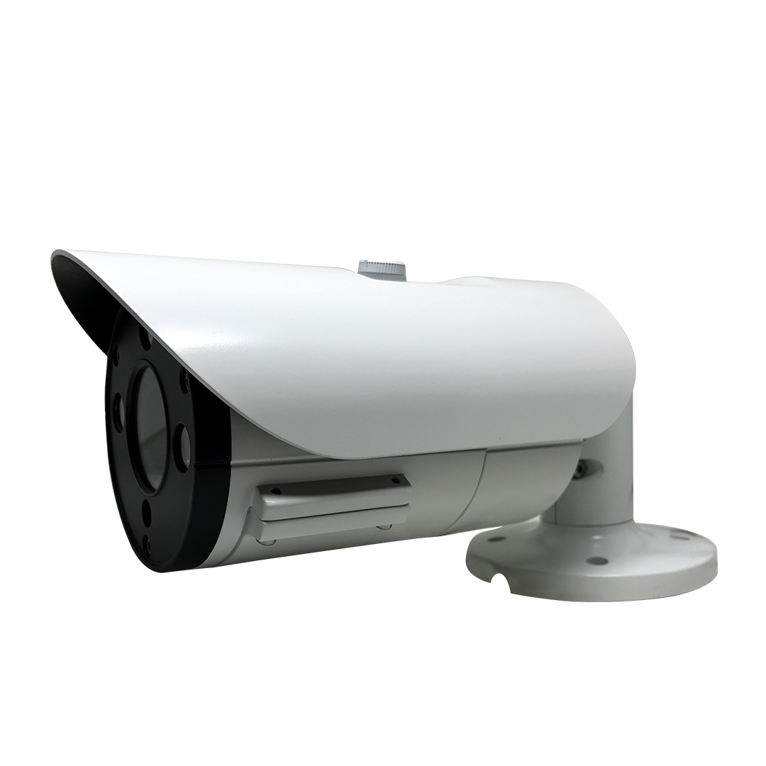 1080P Security Bullet Camera with Metal Housing and Great Night Vision, white/black