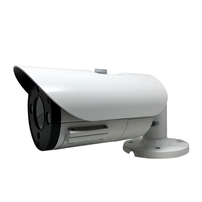 1080P Security Bullet Camera with Metal Housing and Great Night Vision, white/black
