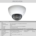 1080P True-HD 2.8mm Fixed Lens Mini Dome 4 in 1 All-Compatible security camera