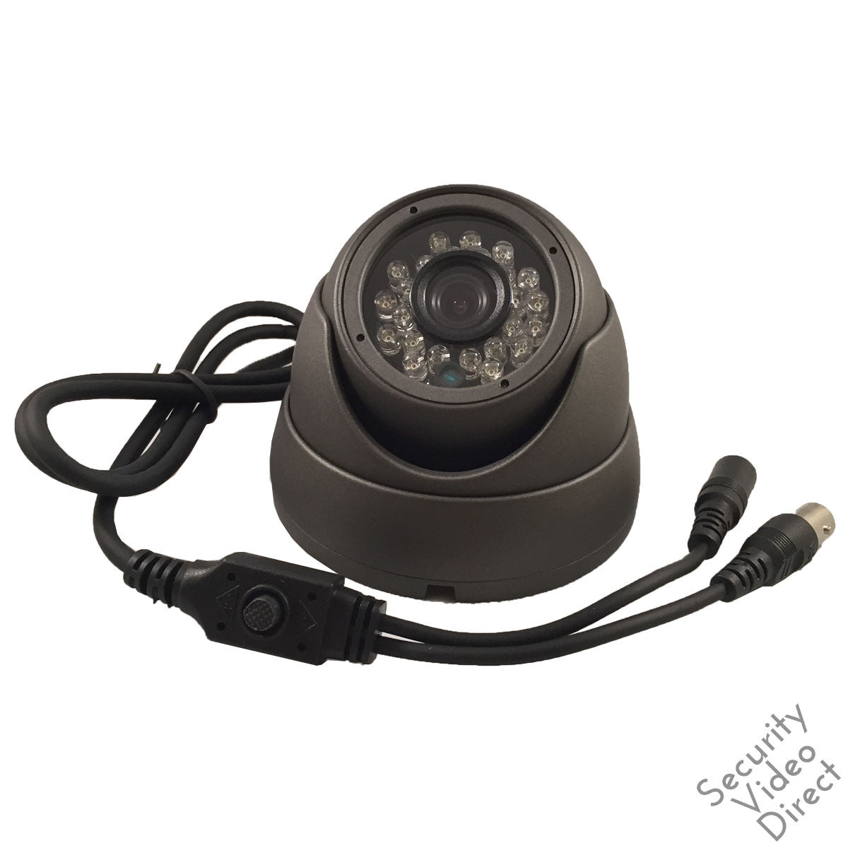 HD-TVI IR Mini Dome Security Camera 1080P, 2.8mm Fixed Lense, 65' IR Outdoor Black