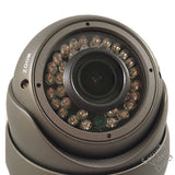 1000TVL SONY 1.4MP CMOS Dome CCTV security camera, 2.8-12mm Varifocal Lens, 100ft IR Range, Black